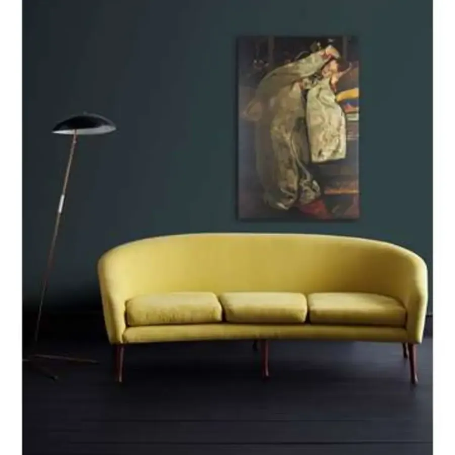 Schilderijen-Art for the Home - Canvas - Meisje in Witte Kimono - 100x70 cm