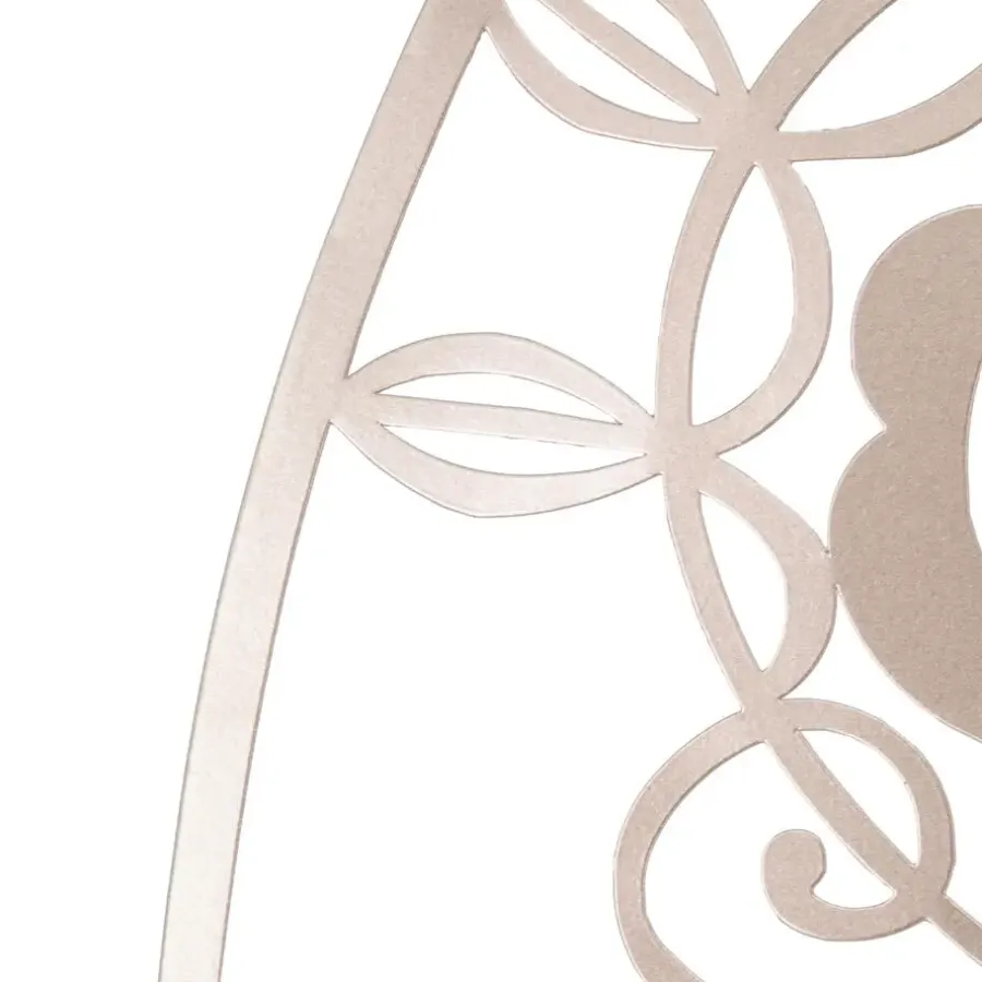 Art for the Home - Metal Art - Luxe mandala roségoud D80cm