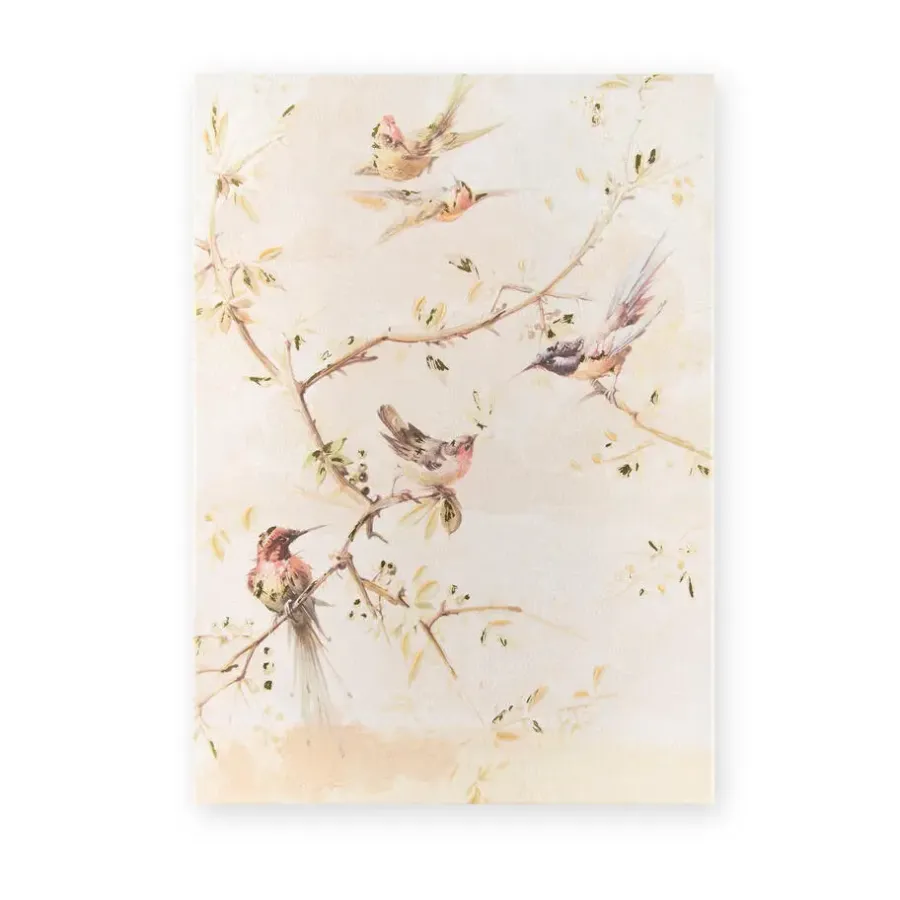 Art for the Home Canvas Geschilderde Details Sunset Birds 70x50cm
