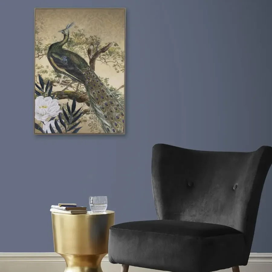 Schilderijen-Art for the Home Canvas Geschilderde Details Peacock in Paradise