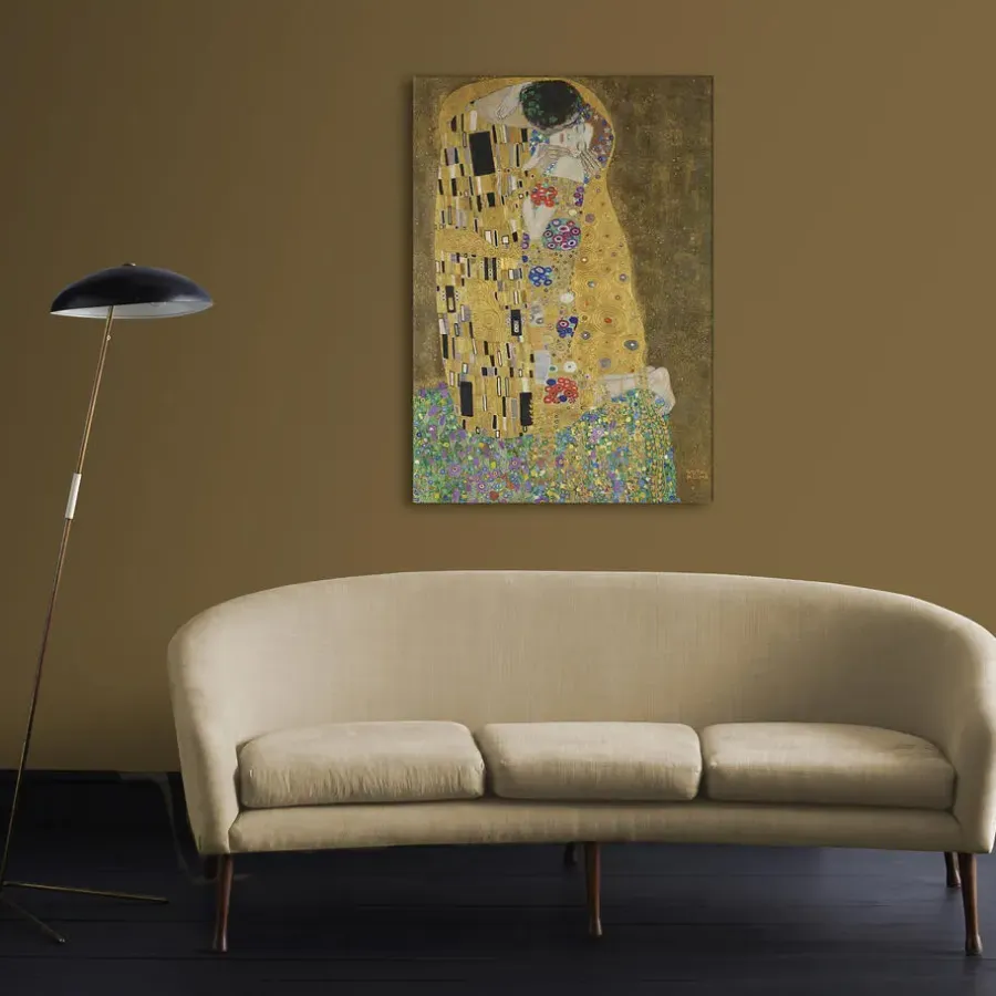 Schilderijen-Art for the Home De Kus Canvas 100x70 cm