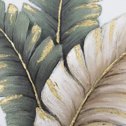 Schilderijen-Art for the Home Handgeschilderd Canvas Lush Leaves 100x70cm