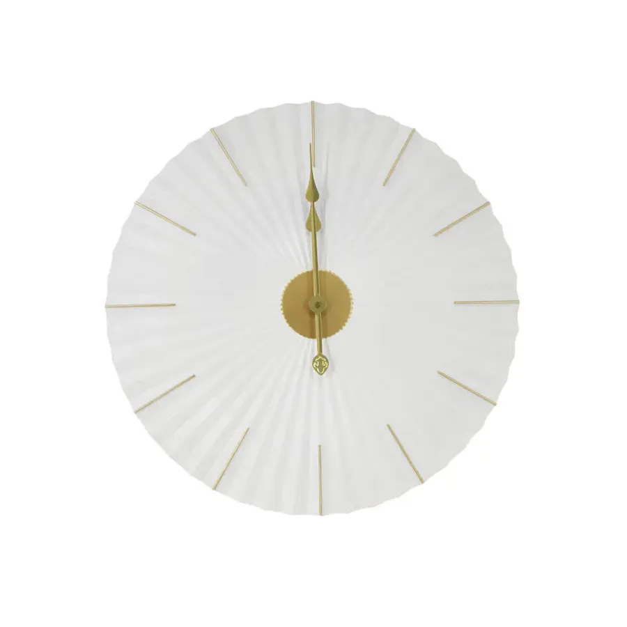 Klokken-Art for the Home Klok Luxe wit en goud Hangende Klok Origami 60cm