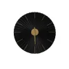 Klokken-Art for the Home Klok Luxe zwart en goud Hangende Klok Origami 59cm