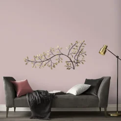 Art for the Home Metal Art Gold branch 1,08m x 49cm
