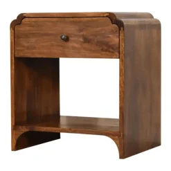 Nachtkastjes|Nachtkastjes-Artisan Furniture Massief Houten Nachttafel Newton