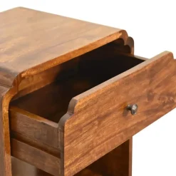 Nachtkastjes|Nachtkastjes-Artisan Furniture Massief Houten Nachttafel Newton