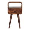 Artisan Furniture Massief Houten Kastanje Nachtkastje
