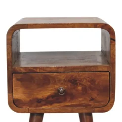 Artisan Furniture Massief Houten Kastanje Nachtkastje
