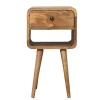Artisan Furniture Massief Houten Eiken Curve Nachtkastje