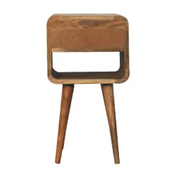 Artisan Furniture Massief Houten Eiken Curve Nachtkastje
