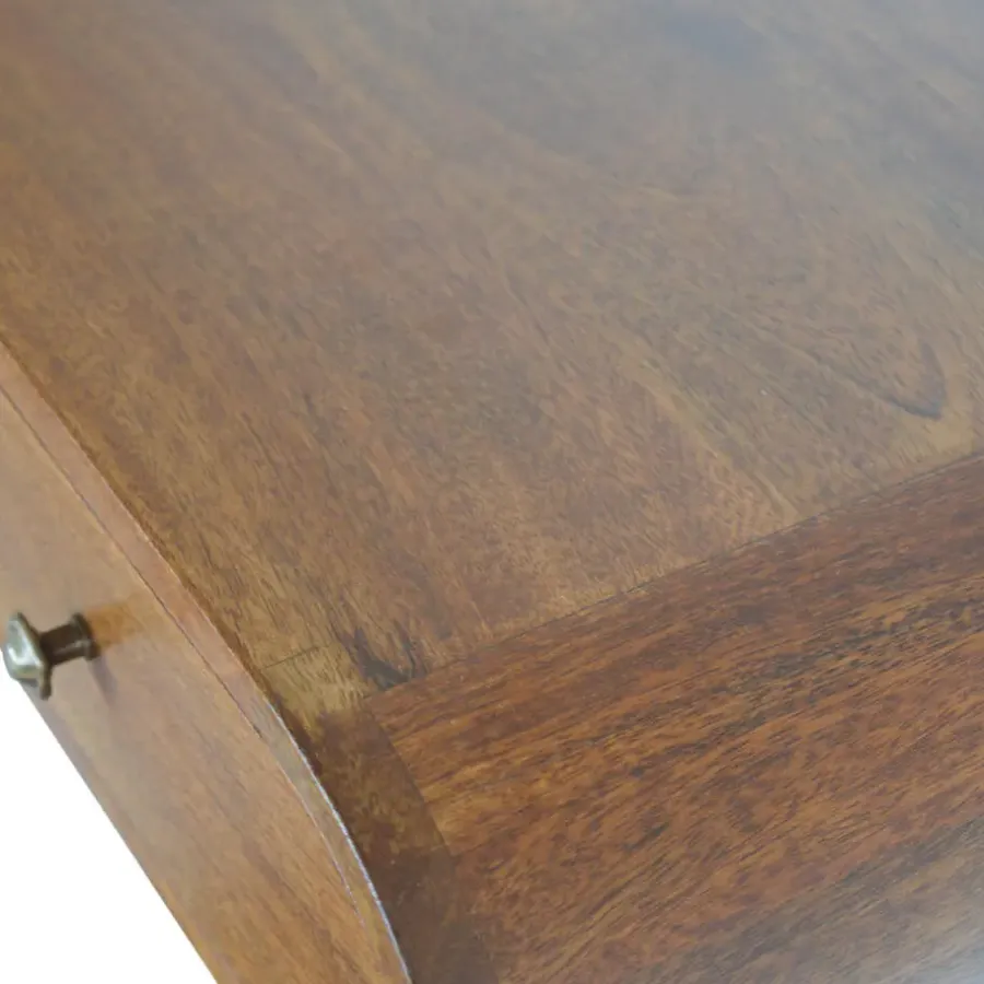 Sidetables-Artisan Furniture Solid hout Drijvende Kastanje Londen Sidetable