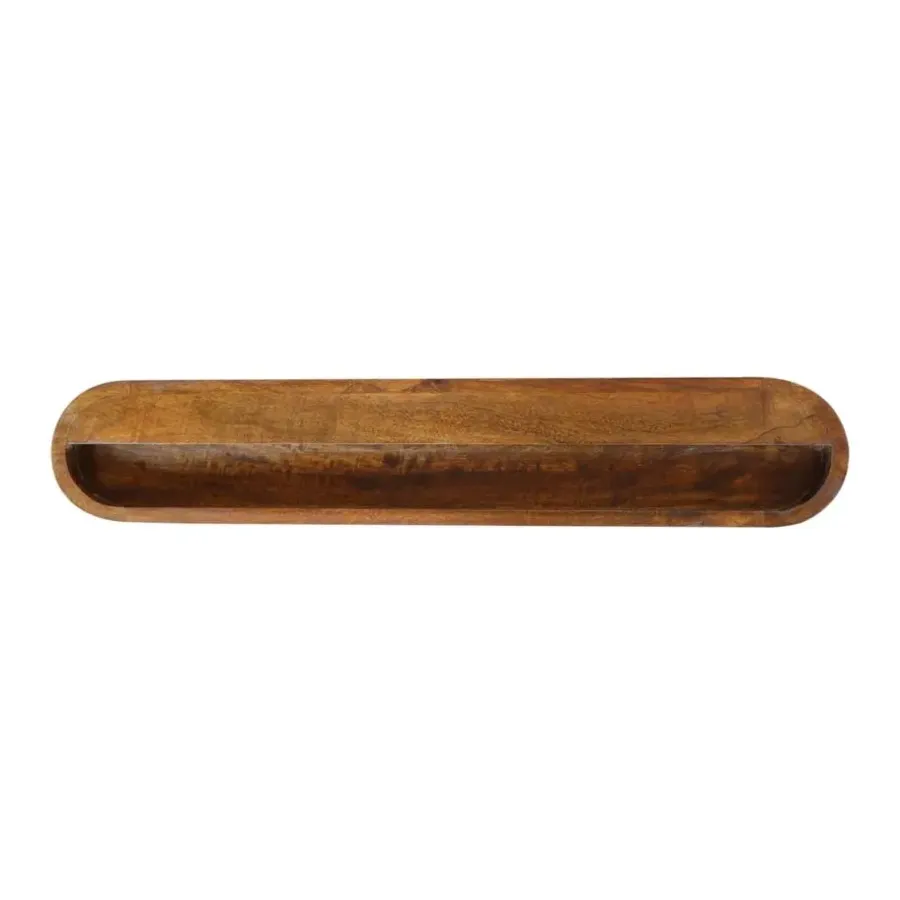 Sidetables-Artisan Furniture Solid hout Drijvende Kastanje Londen Sidetable