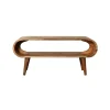 Artisan Furniture Solid hout Amaya Nordic Stijl Eikenlook Salontafel