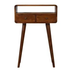 Artisan Furniture Solid hout Kastanje Sidetable Tafel