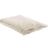Plaids-Beliani ASAKA - Plaid - Beige - 130 x 180 cm - Katoen