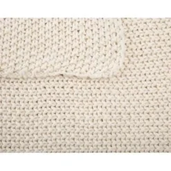 Plaids-Beliani ASAKA - Plaid - Beige - 130 x 180 cm - Katoen