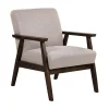 Fauteuils-Beliani ASNES - Fauteuil - Taupe - Polyester