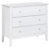 Ladekasten|Ladekasten-Leen Bakker ASSISI - Dressoir 3 lades - Wit - MDF