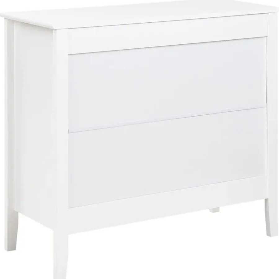 Ladekasten|Ladekasten-Leen Bakker ASSISI - Dressoir 3 lades - Wit - MDF