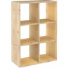 Stellingkasten-Astigarraga Dinamic Vakkenkast open - 6 vakken - PEFC grenen - 105x71cm