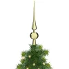 Kerstdecoratie-Atmosphera - kerstpiek - goud - kunststof- 28 cm