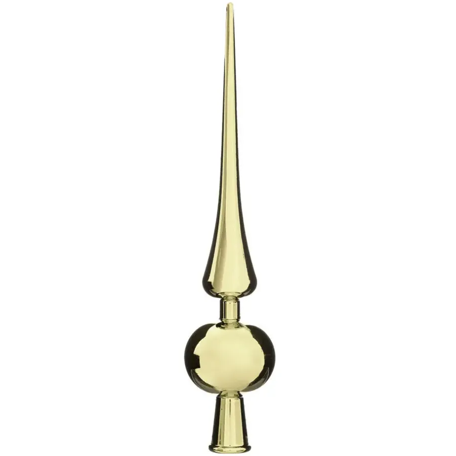 Kerstdecoratie-Atmosphera - kerstpiek - goud - kunststof- 28 cm