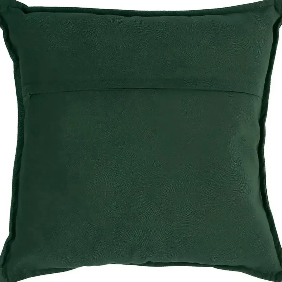 Sierkussens-Atmosphera Bank/sierkussens Sophia - 45 x 45 cm - donkergroen