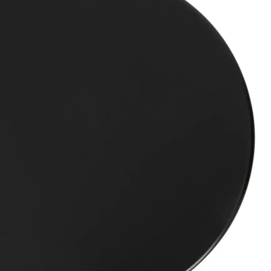 Atmosphera Bijzettafeltje Bologna - zwart - D38x H46 cm - MDF