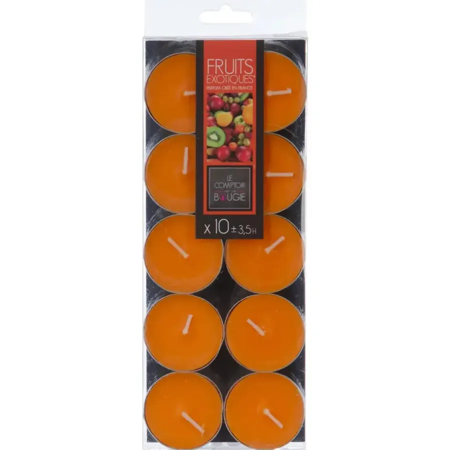 Atmosphera Geurtheelichtjes - 10x stuks - Exotisch Fruit geur