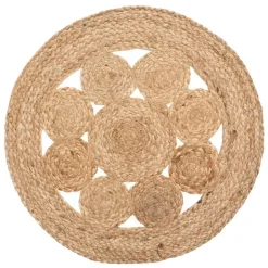 Atmosphera Placemat - jute naturel - rond - 38 cm