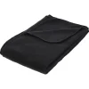 Plaids-Atmosphera Plaid - zwart - polyester - 125 x 150 cm