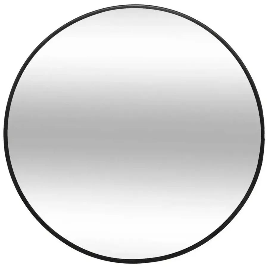 Atmosphera Spiegel/wandspiegel - rond - 38 cm - metaal/glas