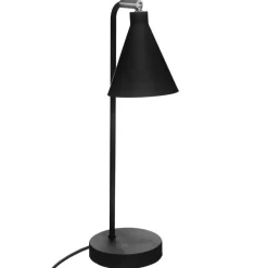 Bureaulampen|Bureaulampen-Atmosphera Tafellamp / bureaulampje - metaal - zwart - H45 cm