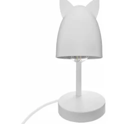 Bureaulampen|Bureaulampen-Atmosphera Tafellamp - met oortjes - wit - 18 x 31cm - bureaulamp