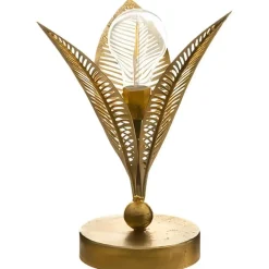 Tafellampen-Atmosphera Tafellamp Goud - Blad - 24,5 cm - Slaapkamer/Woonkamer