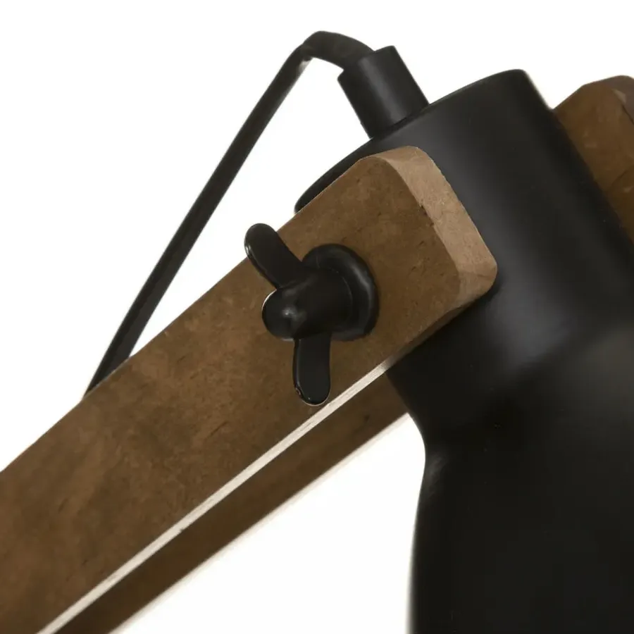 Bureaulampen|Bureaulampen-Atmosphera Tafellamp/bureaulamp Design Light Cuba - zwart - 56cm