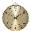 Klokken-Atmosphera Wandklok Pocketwatch - D53 cm - metaal - goud metallic