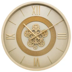 Klokken-Atmosphera Wandklok Roma Dua - Vintage Metal - D50 cm - metaal