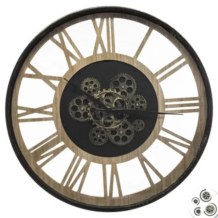 Klokken-Atmosphera Wandklok/muur klok - Vintage - Dia 57 cm