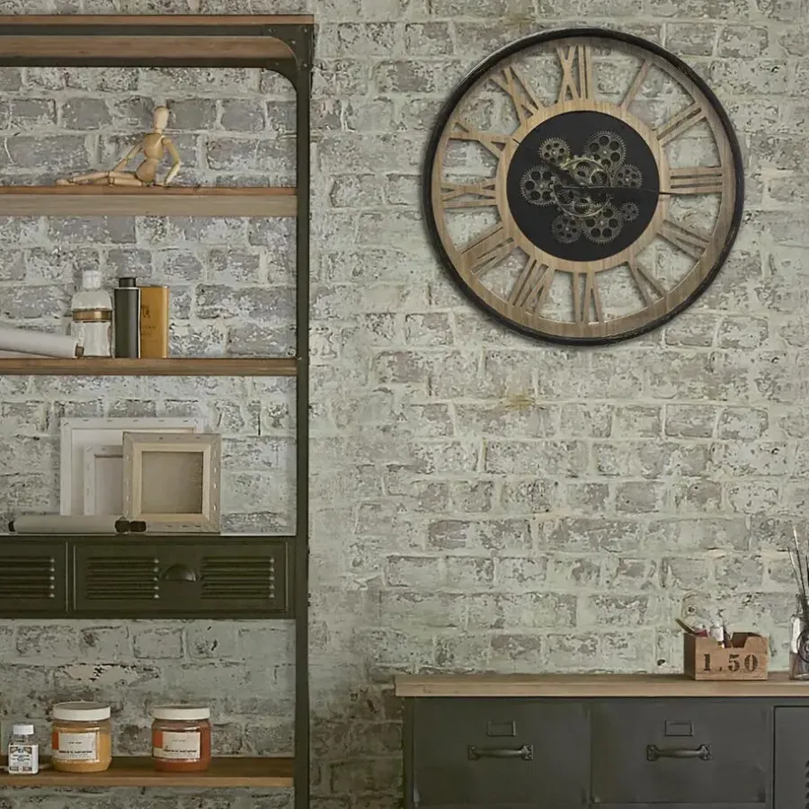 Klokken-Atmosphera Wandklok/muur klok - Vintage - Dia 57 cm
