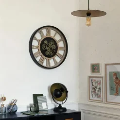 Klokken-Atmosphera Wandklok/muur klok - Vintage - Dia 57 cm