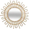 Atmosphera Wandspiegel Sun - Boho/ibiza stijl - rotan - 50 cm