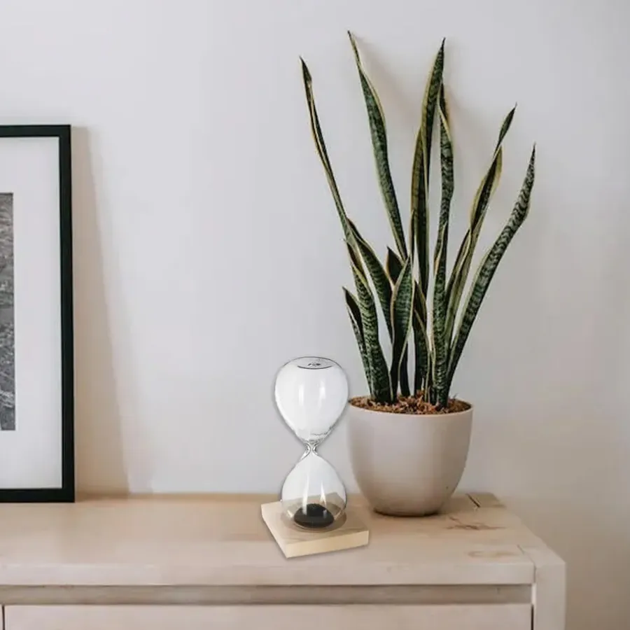 Atmosphera Zandloper cilinder - decoratie of tijdsmeting - 1 minuten