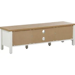 Tv Meubels-Beliani ATOCA - TV-meubel - Lichthout/Wit - MDF