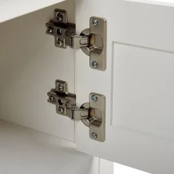 Tv Meubels-Beliani ATOCA - TV-meubel - Lichthout/Wit - MDF