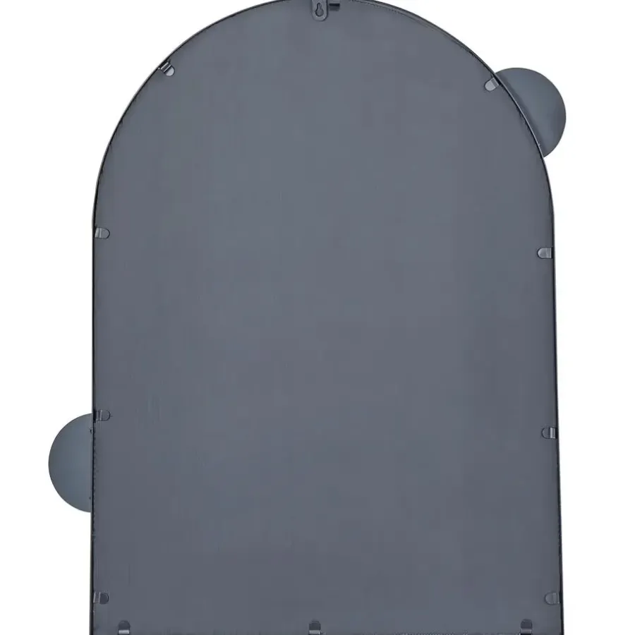 Beliani AULON - Wandspiegel - Zwart- 69 x 80 cm - Metaal