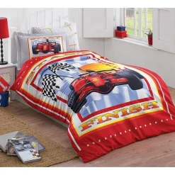 Kinderbedden-Merkloos Autobed - Jongenskamer - Kinderkamer - 208x109x81 cm - Rood