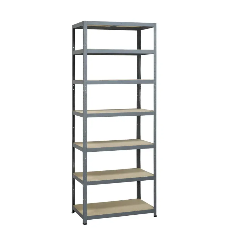 Erro Avasco Stellingkast - Zilver - Extra hoog - Metaal - 222x90x45cm