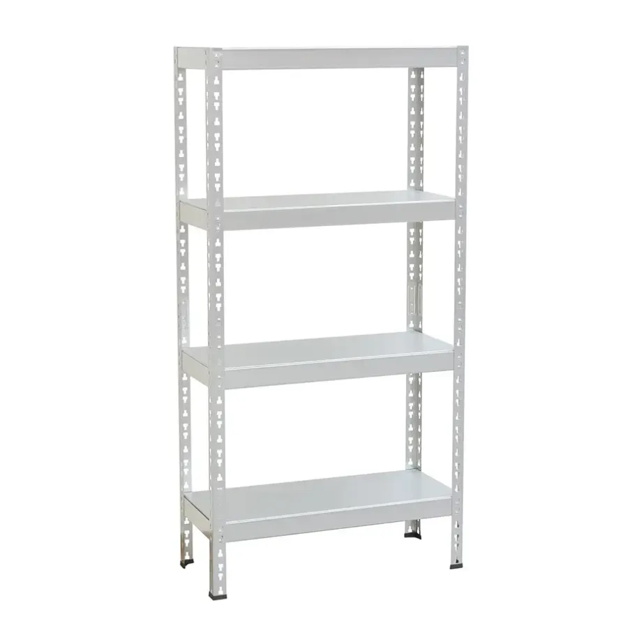 Stellingkasten-Erro Avasco Stellingkast Metaal - Opbergrek Solid 50 - 145x72,5x30 - wit